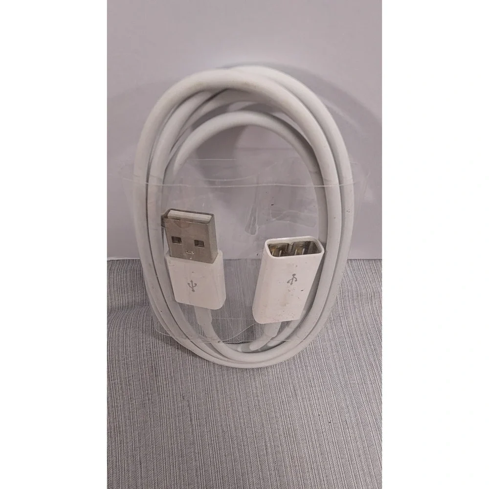 Apple USB Extension Cable A1290 White Male to Female Cord